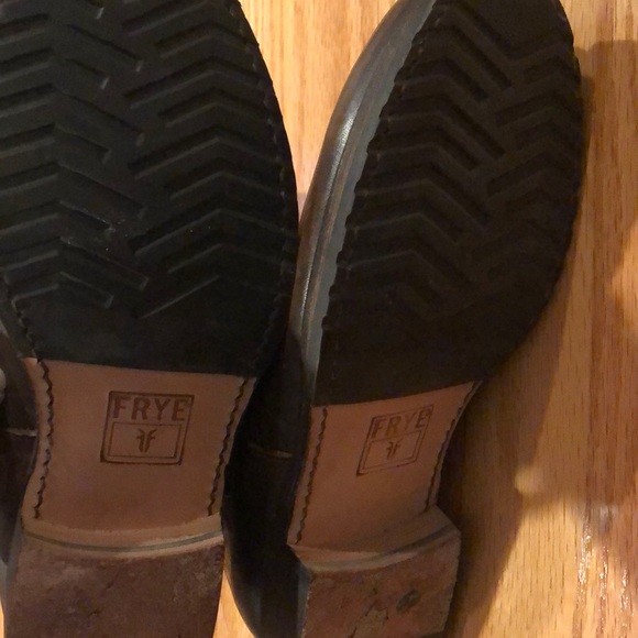 Frye Engineer moto biker boots. Brown. Sz 7 - Picture 3 of 4